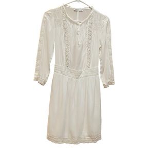 Heartloom Rayon Peasant Mini Dress Sz S